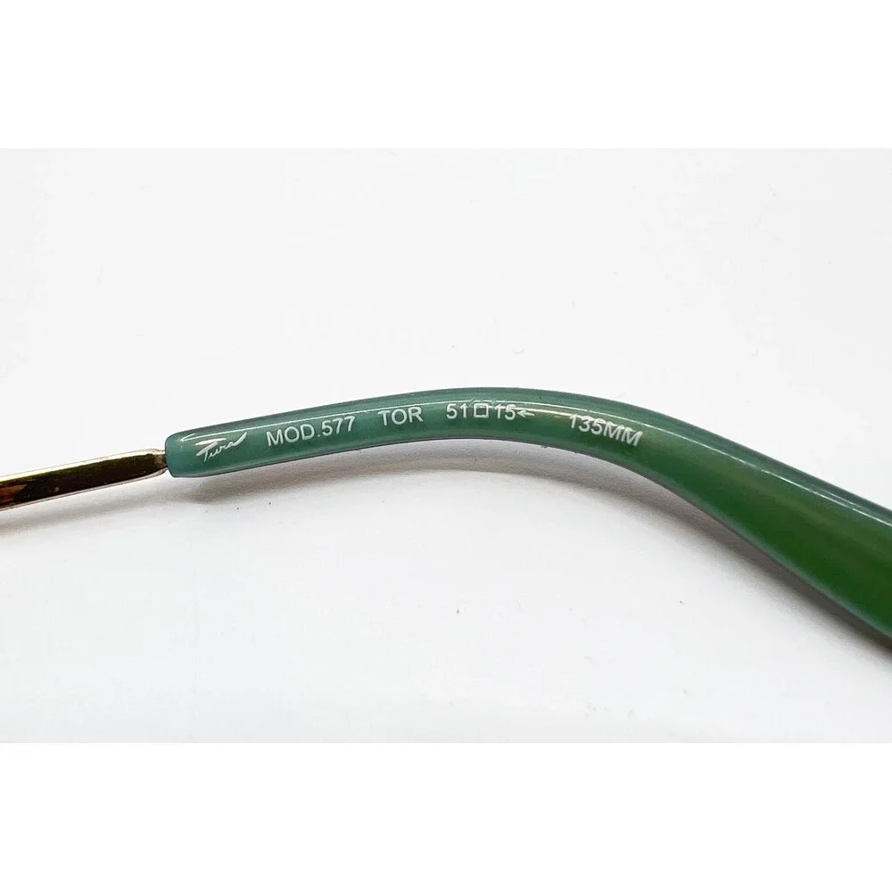 Tura Eyeglass Frames Womens Tortoise Green MOD.577 51-15-135